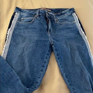 Joe’s skinny crop multi-tone jeans